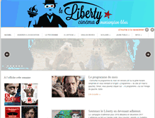 Tablet Screenshot of cine-liberty.fr